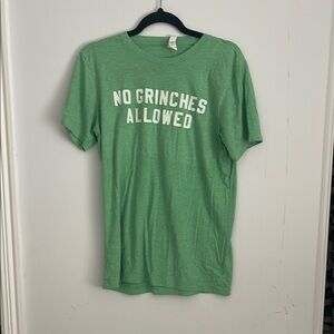 Anvil Green Short Sleeve Tee Casual Crew Neck